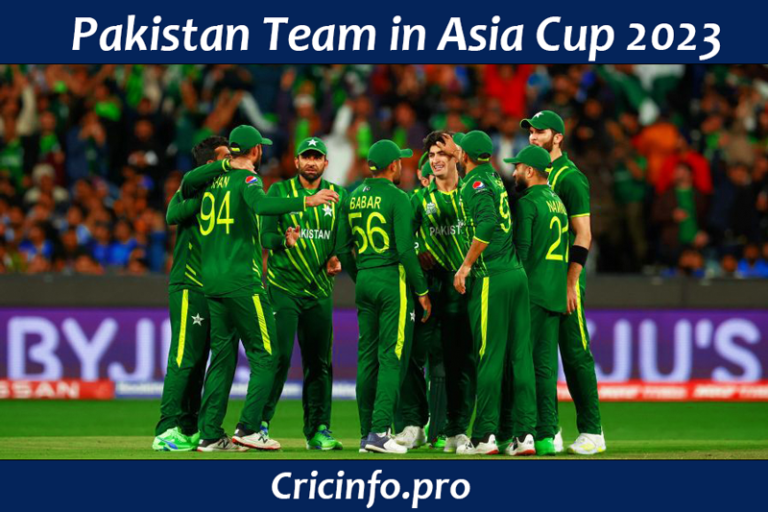 Pakistan Team in Asia Cup 2023